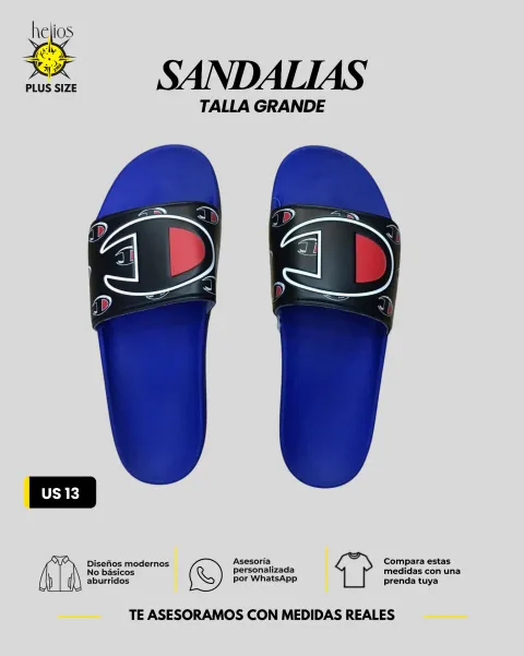 Sandalias talla grande US 13 para hombre — Helios Medellín