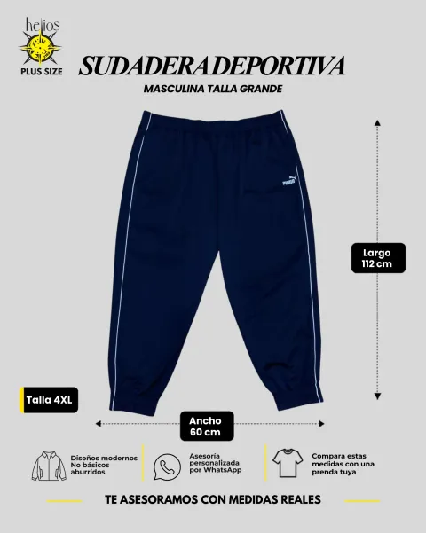 Sudadera deportiva talla 4XL para hombre — Helios Medellín