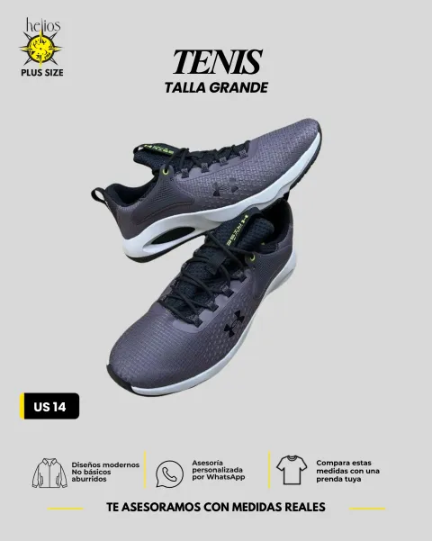 Tenis deportivos talla grande US 14 para hombre — Helios Medellín